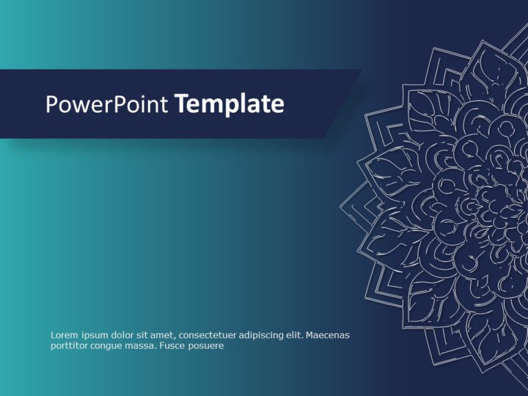 Mandala PowerPoint Template & Google Slides Theme