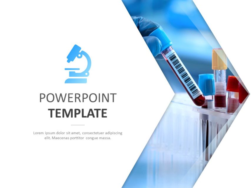 Microbiology Cover PowerPoint Template | SlideUpLift