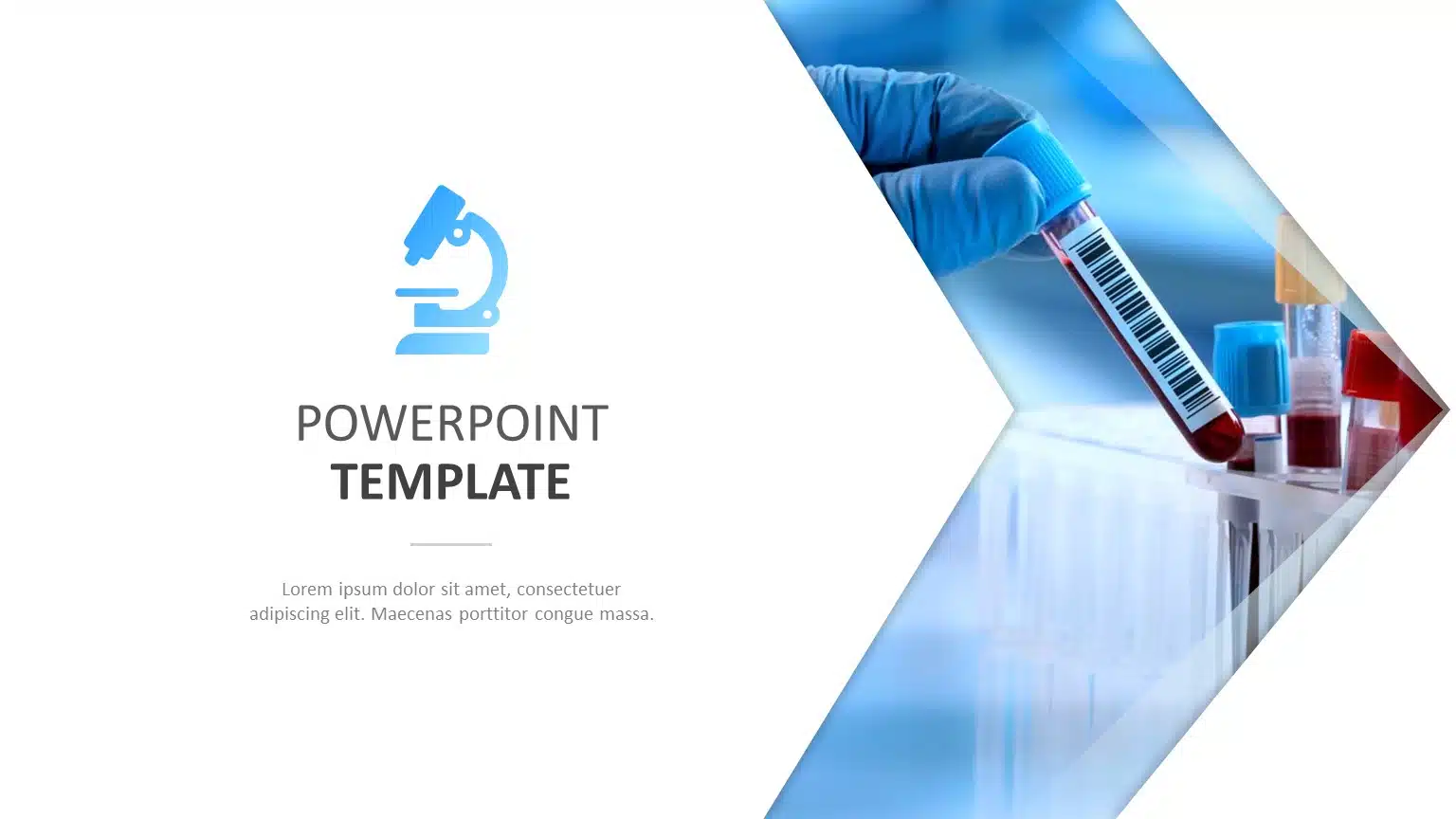 Microbiology Cover PowerPoint Template & Google Slides Theme