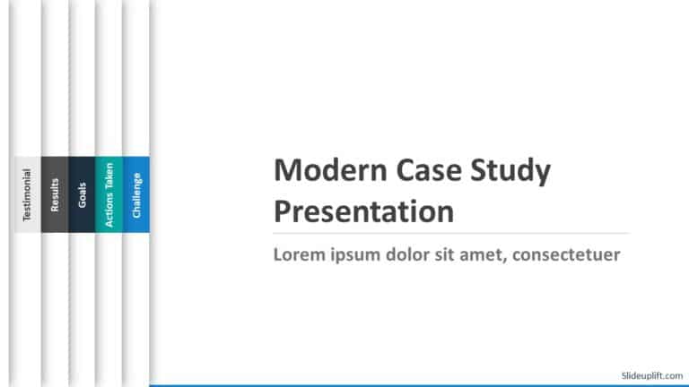 Modern Case Study Presentation & Google Slides Theme