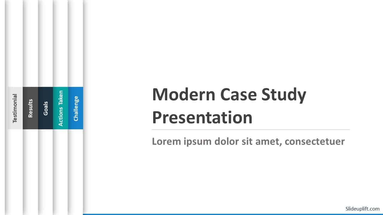 Modern Case Study Presentation & Google Slides Theme