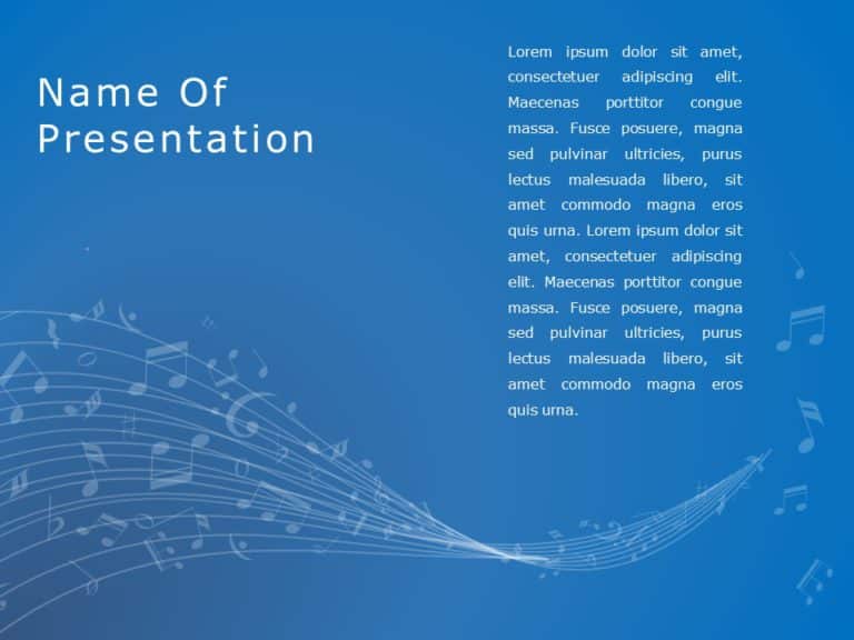 Music Cover PowerPoint Template