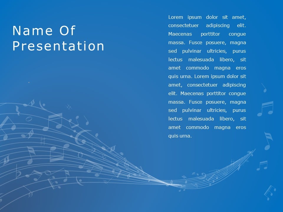 Music Cover PowerPoint Template & Google Slides Theme