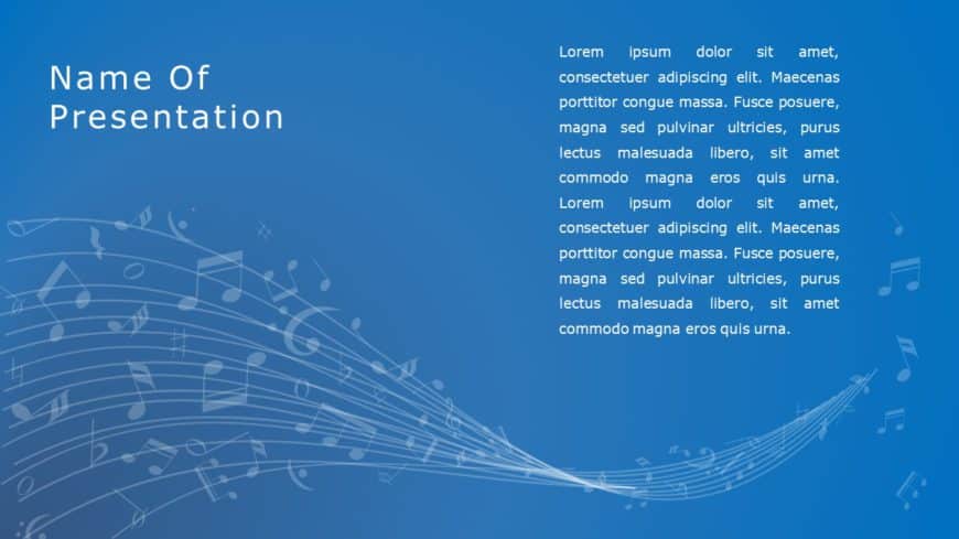 Music Cover PowerPoint Template