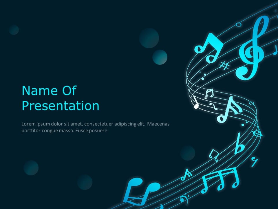 powerpoint presentation on music