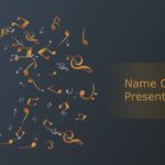 Music Title Slide PowerPoint Template & Google Slides Theme