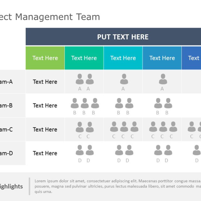 Project Team PowerPoint Template