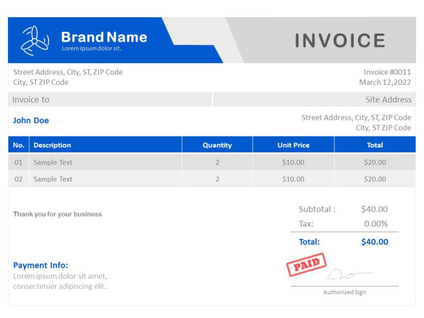 Receipt PowerPoint Template | SlideUpLift