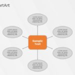 SmartArt Cycle Diverging Arrows 6 Steps & Google Slides Theme