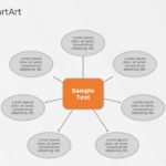 SmartArt Cycle Diverging Arrows 7 Steps & Google Slides Theme