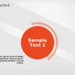 SmartArt Cycle Gears 1 Steps & Google Slides Theme