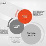 SmartArt Cycle Gears 3 Steps & Google Slides Theme