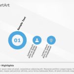 SmartArt List Phases 1 Steps & Google Slides Theme