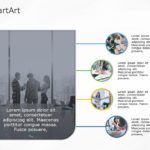 SmartArt Picture Callout 4 Steps & Google Slides Theme