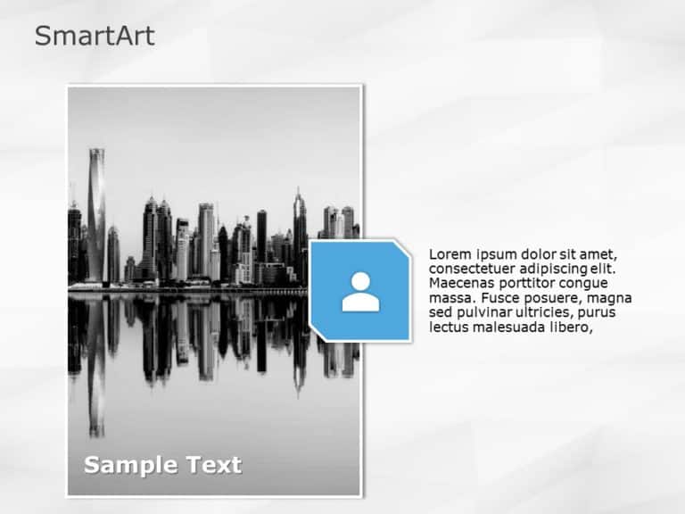 SmartArt Picture Vertical 1 Steps & Google Slides Theme