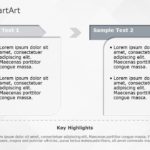 SmartArt Process Text 2 Steps & Google Slides Theme