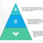 SmartArt Pyramid Basic 3 Steps & Google Slides Theme