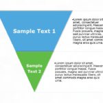 SmartArt Pyramid Inverted 2 Steps & Google Slides Theme