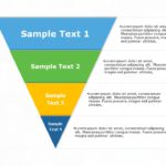 SmartArt Pyramid Inverted 4 Steps & Google Slides Theme