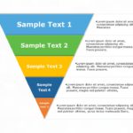 SmartArt Pyramid Inverted 5 Steps & Google Slides Theme