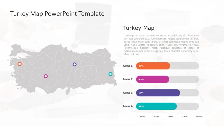 Turkey Map PowerPoint Template 01