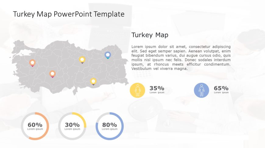 Turkey Map PowerPoint Template 04