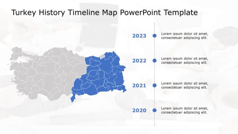 Turkey Map PowerPoint Template 05 & Google Slides Theme