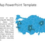 Turkey Map PowerPoint Template 06 & Google Slides Theme