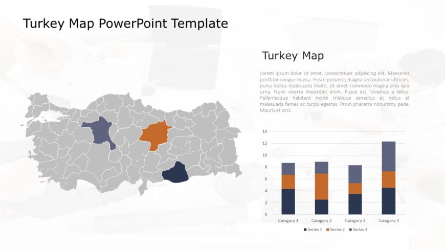 Turkey Map PowerPoint Template 07