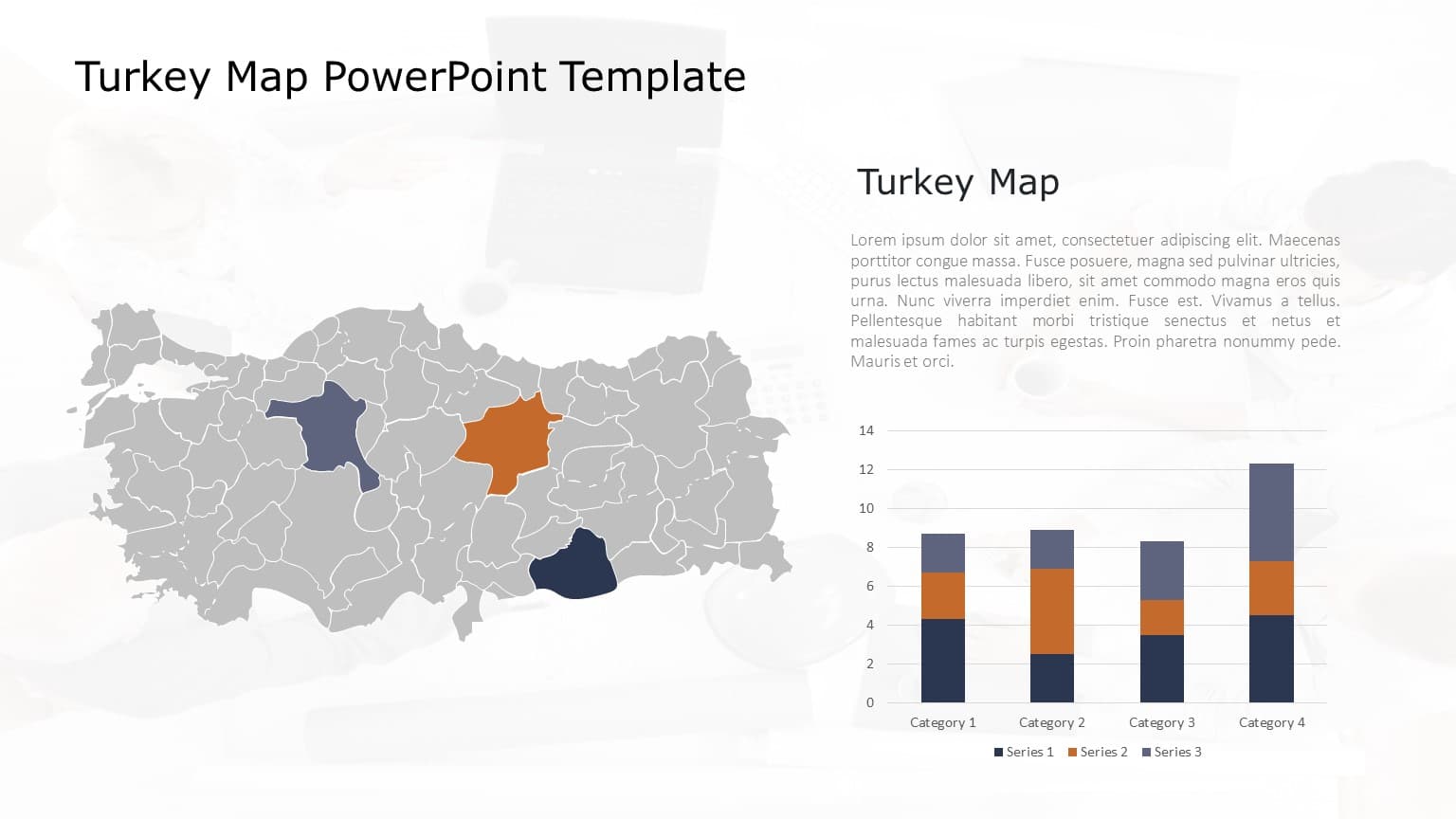 Turkey Map PowerPoint Template 07 & Google Slides Theme