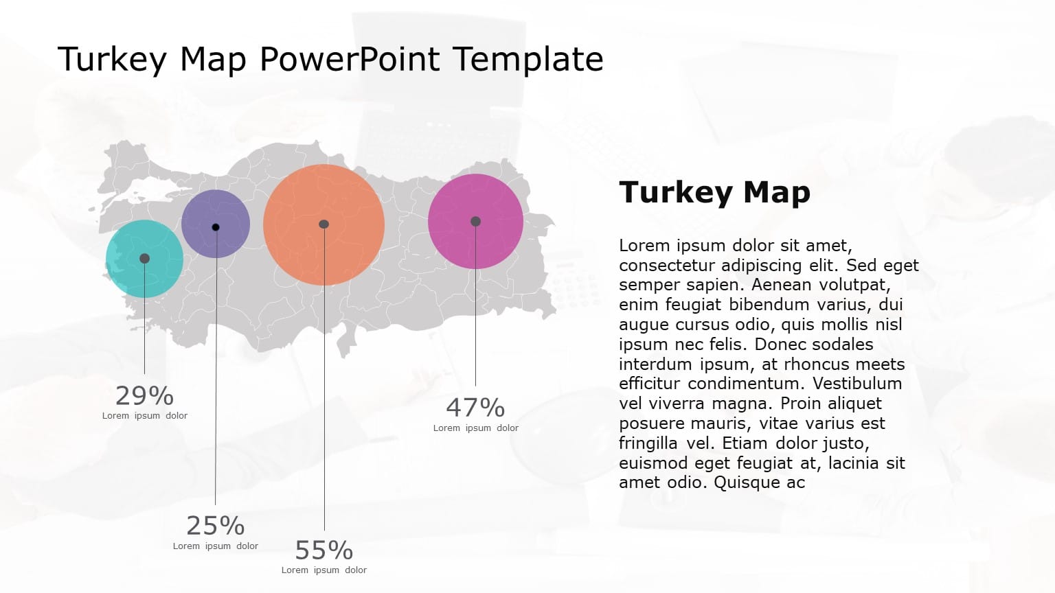 Turkey Map PowerPoint Template 08 & Google Slides Theme