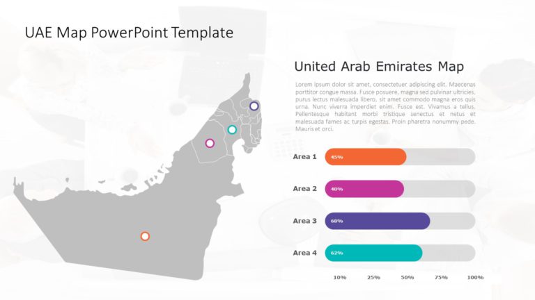 UAE Map PowerPoint Template 01 & Google Slides Theme