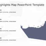 UAE Map PowerPoint Template 03 & Google Slides Theme