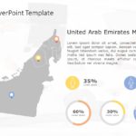 UAE Map PowerPoint Template 04 & Google Slides Theme