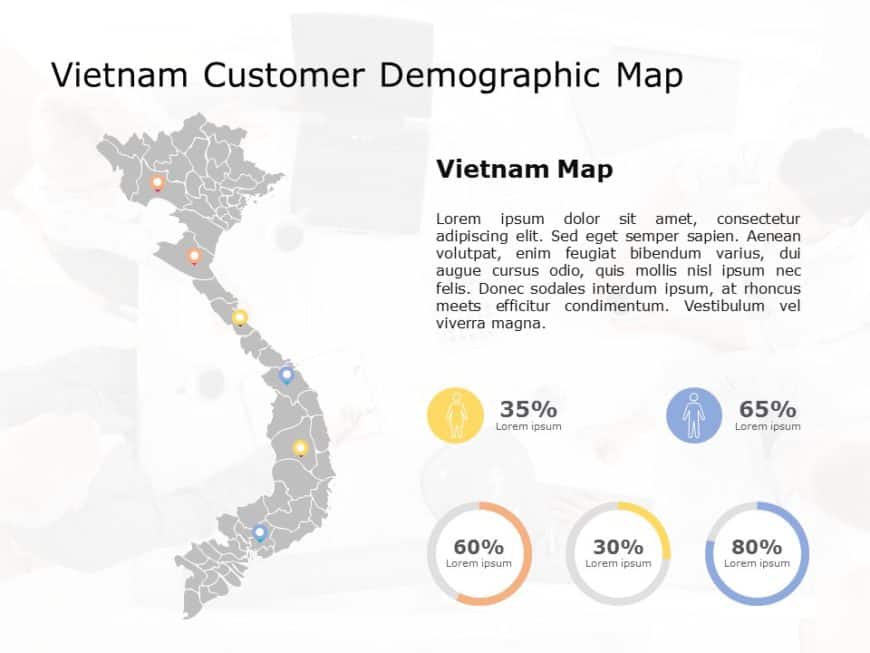 Vietnam Map PowerPoint Template 04