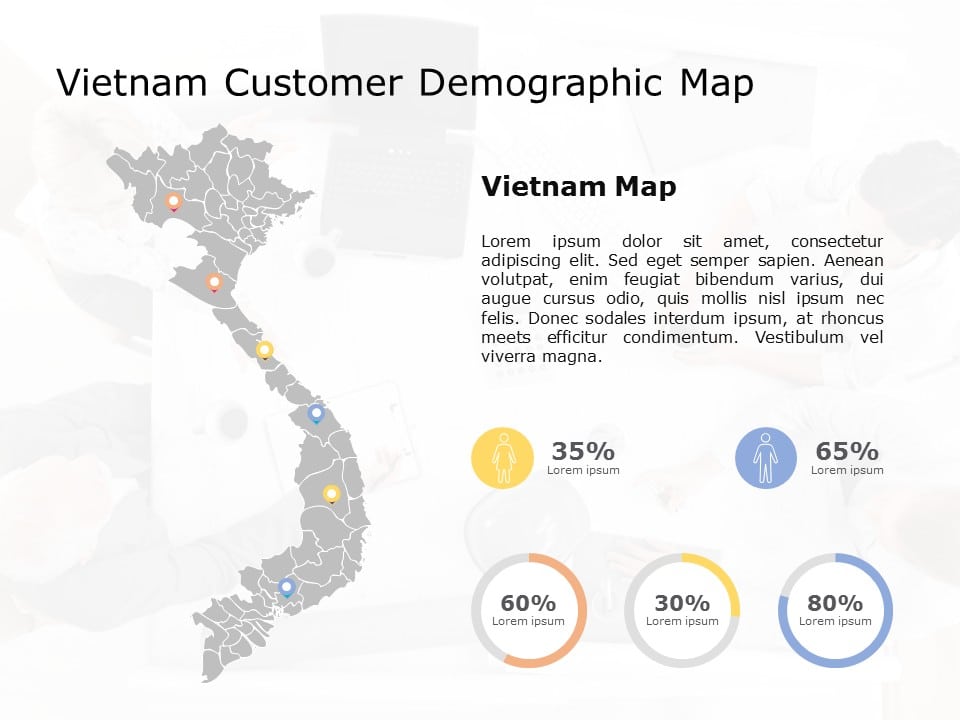 Vietnam Map PowerPoint Template 04