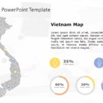 Vietnam Map PowerPoint Template 04 & Google Slides Theme