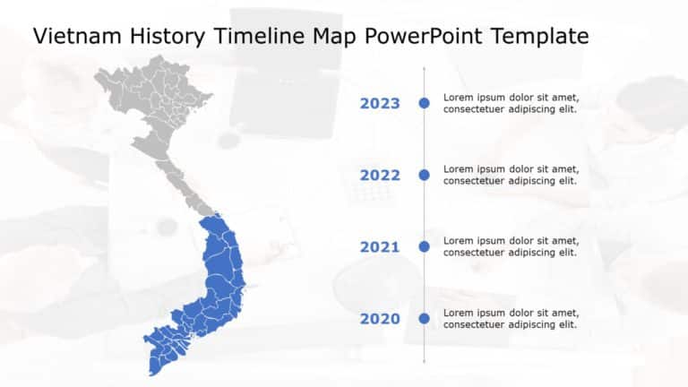 Vietnam Map PowerPoint Template 05 & Google Slides Theme