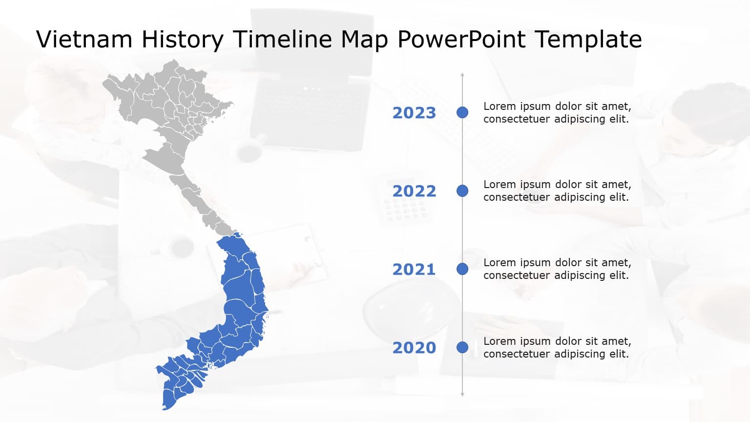 Vietnam Map PowerPoint Template 05 & Google Slides Theme