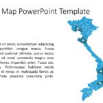 Vietnam Map PowerPoint Template 06 & Google Slides Theme