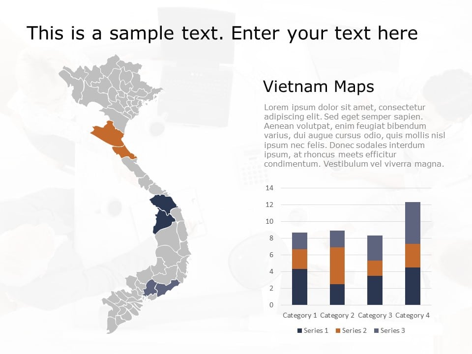 Vietnam Map PowerPoint Template 07 & Google Slides Theme