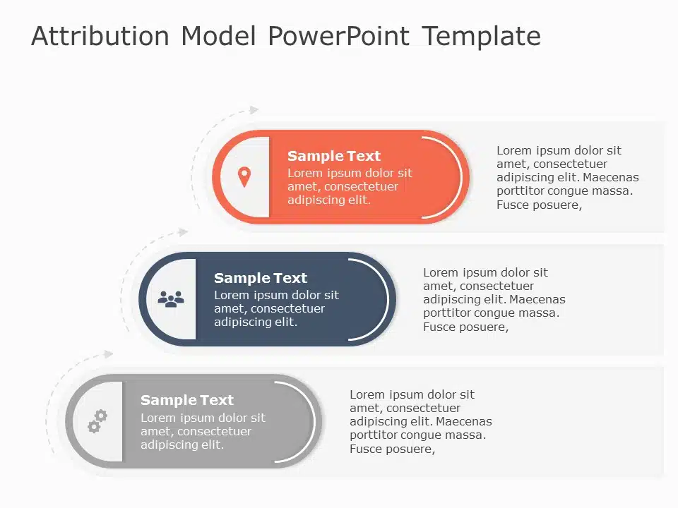 Free Attribution Model PowerPoint Template & Google Slides Theme