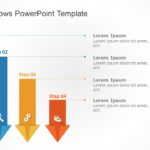 Downward Arrows PowerPoint Template & Google Slides Theme