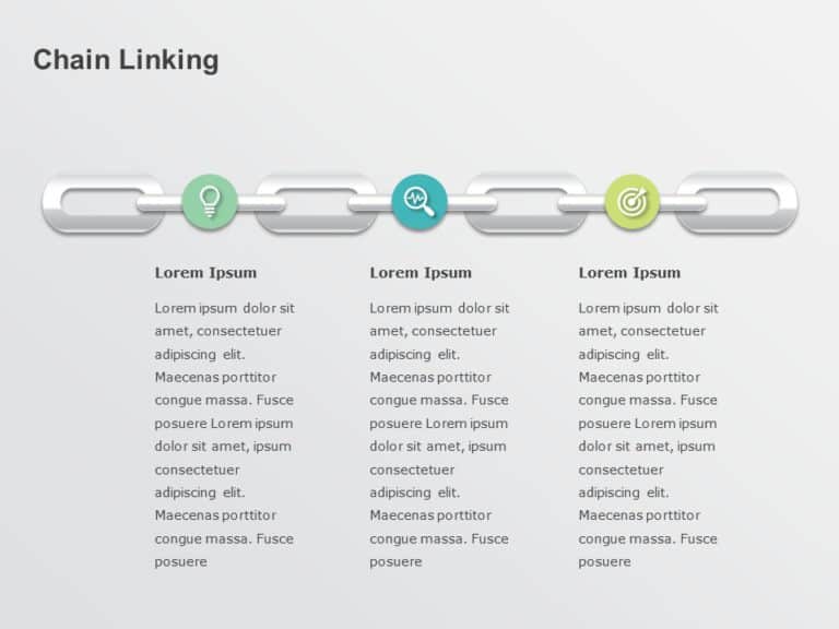 Linked Chain PowerPoint Template