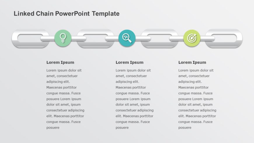 Linked Chain PowerPoint Template