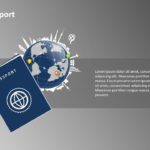Passport Globe PowerPoint Template & Google Slides Theme