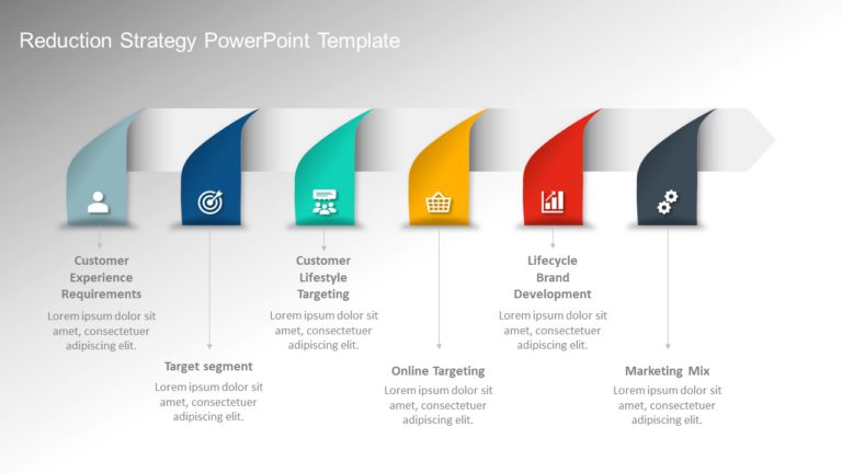 Reduction Strategy PowerPoint Template & Google Slides Theme