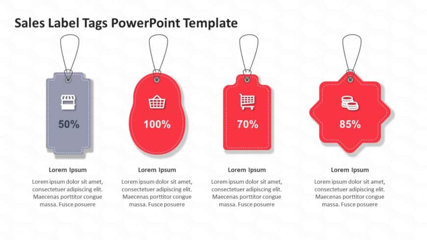 Sales Label Tags PowerPoint Template
