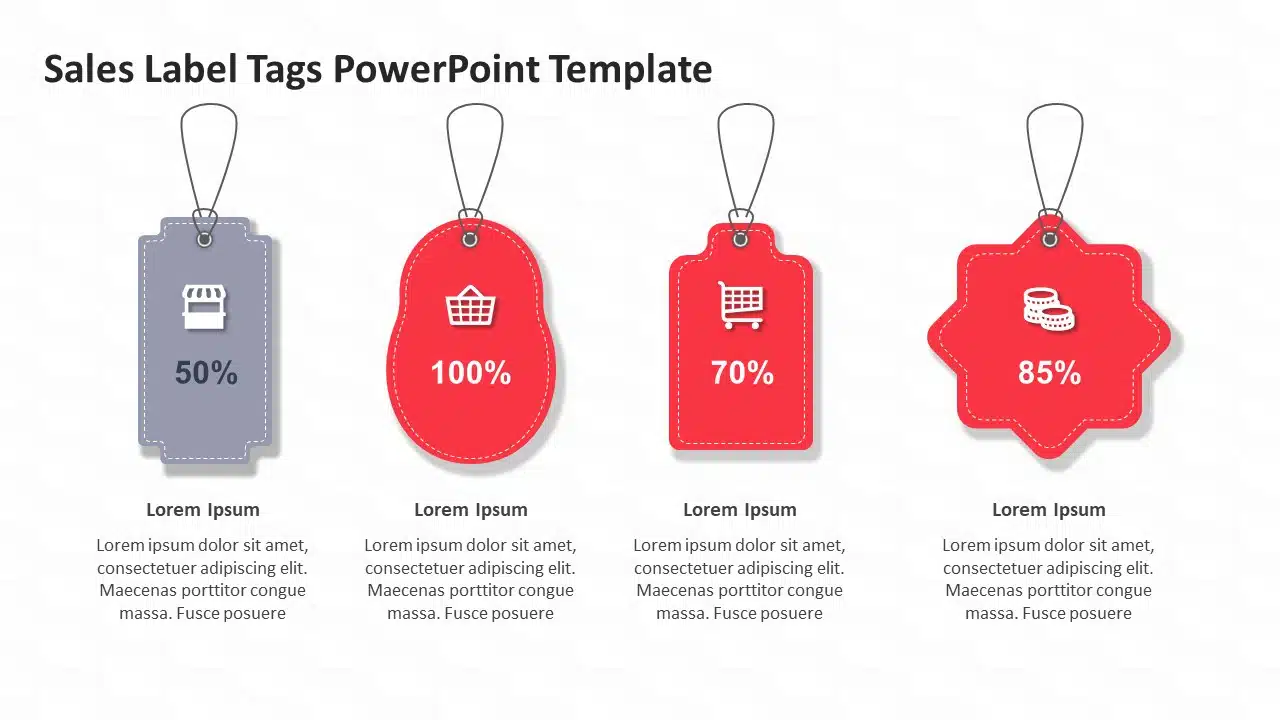 Sales Label Tags PowerPoint Template & Google Slides Theme