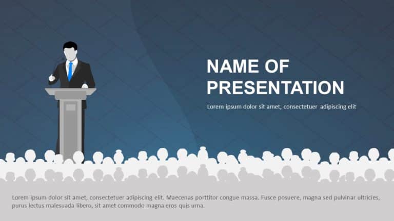 Speaker PowerPoint Template & Google Slides Theme
